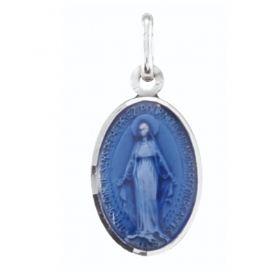 MÉDAILLE DE LA VIERGE MIRACULEUSE EN MÉTAL
