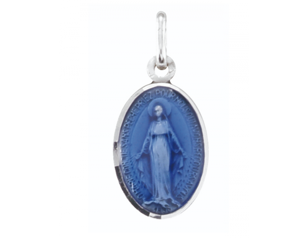 MÉDAILLE DE LA VIERGE MIRACULEUSE EN MÉTAL