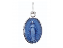 MÉDAILLE DE LA VIERGE MIRACULEUSE EN MÉTAL