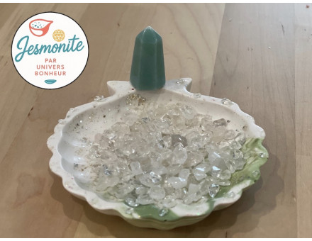 VIDE POCHE COQUILLE ST JACQUES  EN JESMONITE &