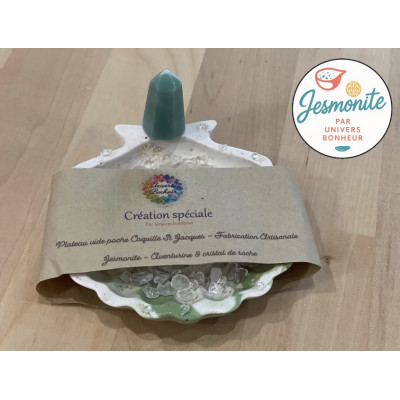 VIDE POCHE COQUILLE ST JACQUES  EN JESMONITE &