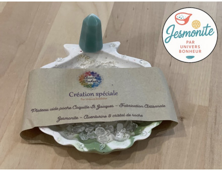 VIDE POCHE COQUILLE ST JACQUES  EN JESMONITE &