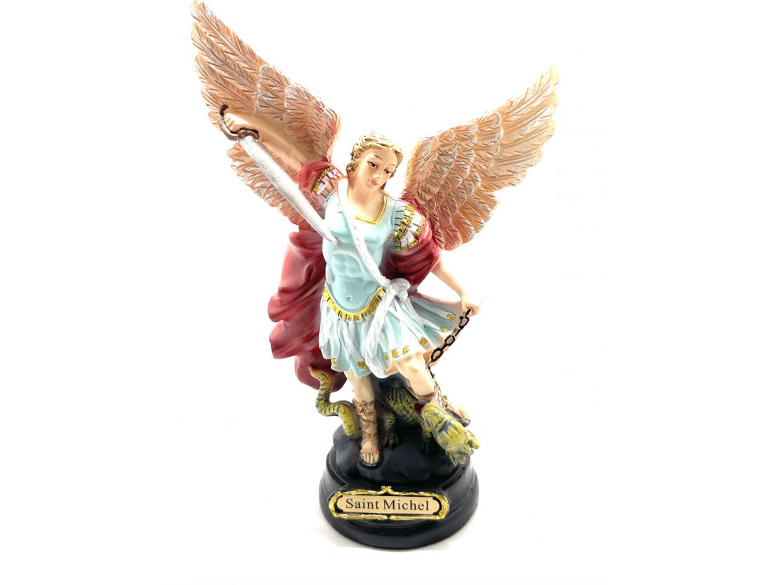 STATUE ST MICHEL 12 CM