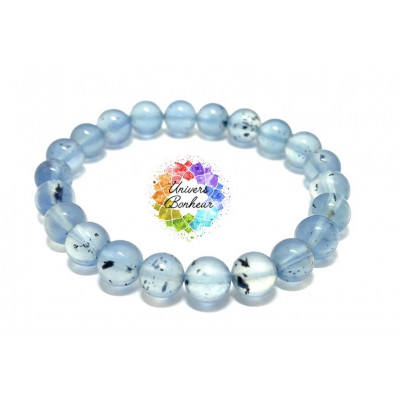 AIGUE MARINE INCLUSION TOURMALINE NOIRE - TAILLE M 16,5 CM