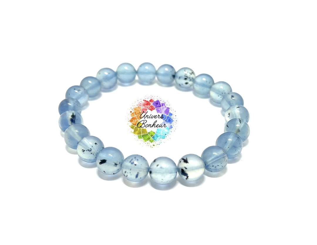 AIGUE MARINE INCLUSION TOURMALINE NOIRE - TAILLE M 16,5 CM