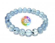 AIGUE MARINE INCLUSION TOURMALINE NOIRE - TAILLE M 16,5 CM