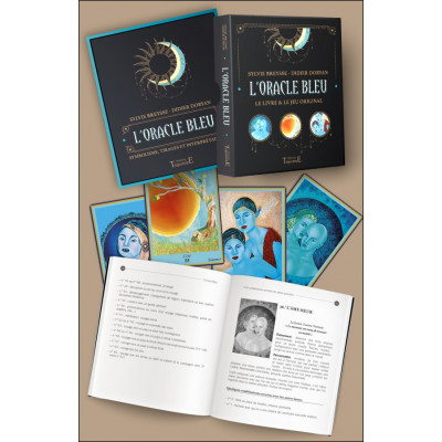 COFFRET ORACLE BLEU LIVRE GRAND FORMAT