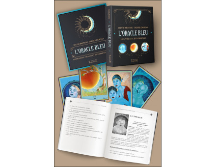 COFFRET ORACLE BLEU LIVRE GRAND FORMAT