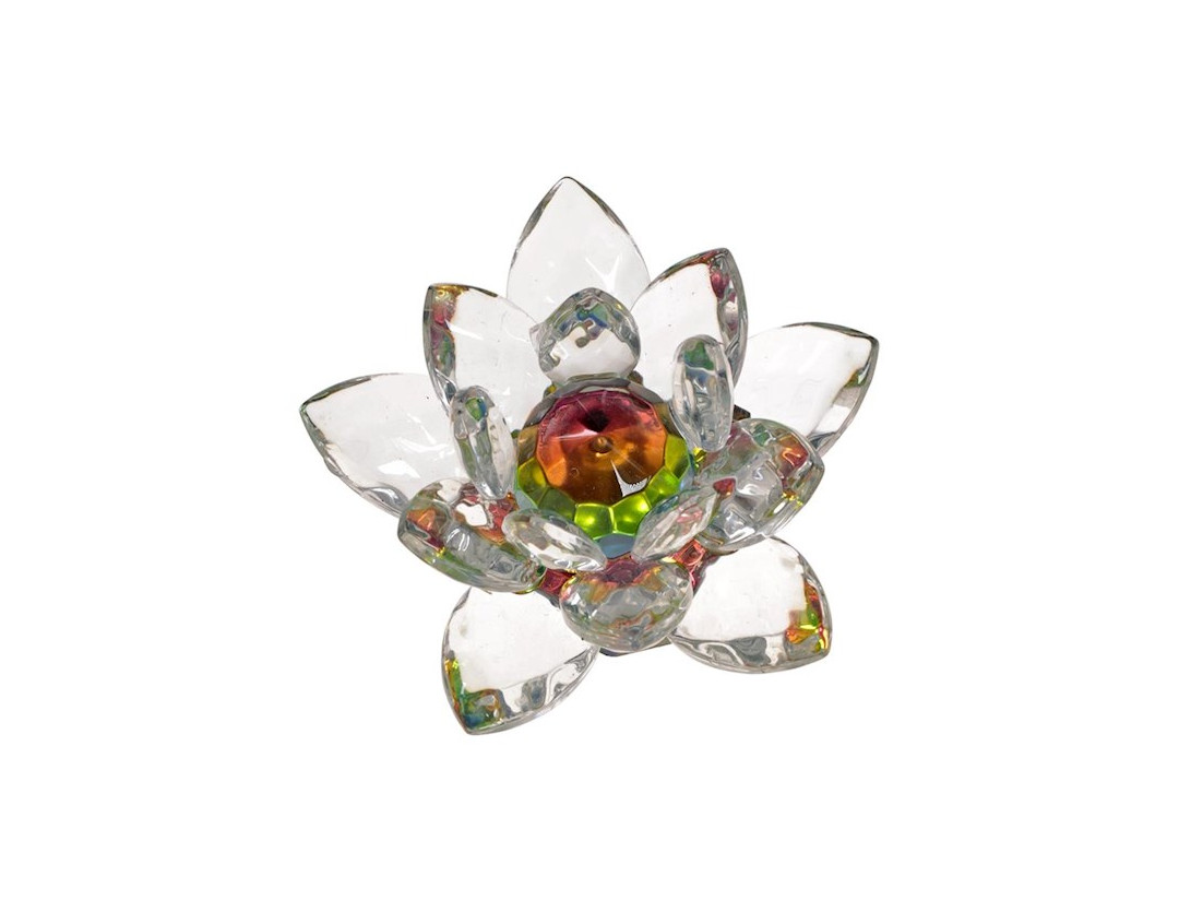 FLEUR DE LOTUS CRISTAL MOYEN 7 cm