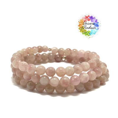 QUARTZ ROSE  MADAGASCAR GRADE A - 6MM