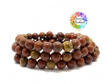 BOIS FOSSILISÉ ROUGE DU BRÉSIL - 8 MM