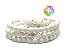 AGATE FEU BLANCHE - BRESIL - 6 MM