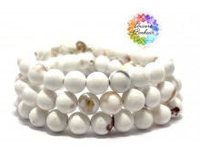 AGATE FEU BLANCHE - BRESIL - 8 MM