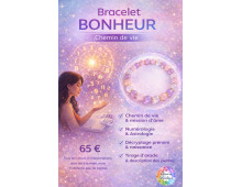 BRACELET  CRÉATION LITHOTHÉRAPIE BONHEUR ENFANT (0 à 13 ans)