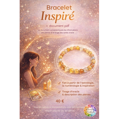 BRACELET CRÉATION LITHOTHÉRAPIE - INSPIRÉ ADULTE