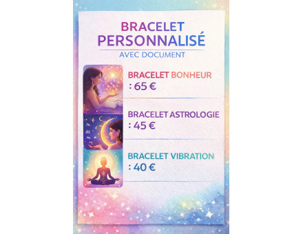 BRACELET CRÉATION LITHOTHÉRAPIE - INSPIRÉ ADULTE