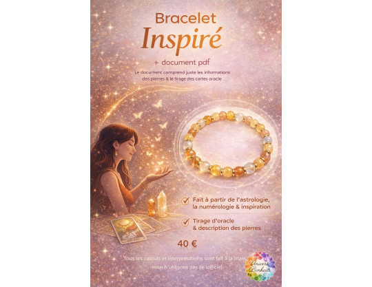 BRACELET CRÉATION LITHOTHÉRAPIE - INSPIRÉ ENFANT (0 à 13 ans)