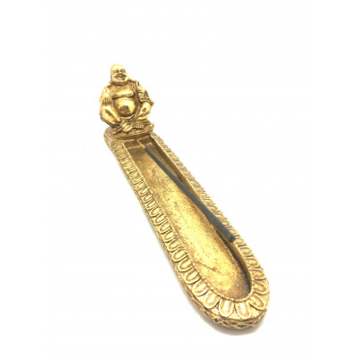 Porte encens résine or