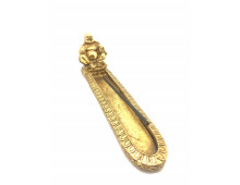 Porte encens résine or