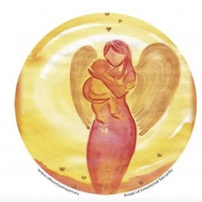 STICKER DE FENÊTRE ANGE