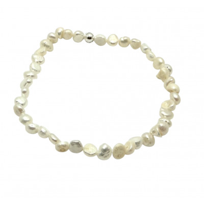 BRACELET PERLES D'EAU DOUCE 4 MM