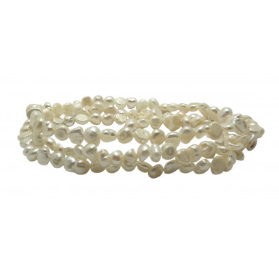 BRACELET PERLES D'EAU DOUCE 4 MM
