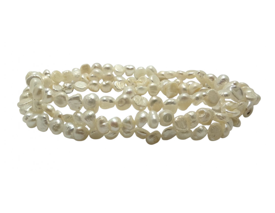 BRACELET PERLES D'EAU DOUCE 4 MM