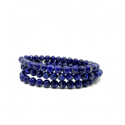 LAPIS LAZULI 6M - BRACELET LITHOTHÉRAPIE