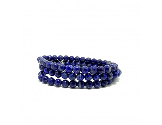 LAPIS LAZULI 6M - BRACELET LITHOTHÉRAPIE