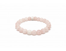 QUARTZ ROSE 8MM - BRACELET LITHOTHÉRAPIE