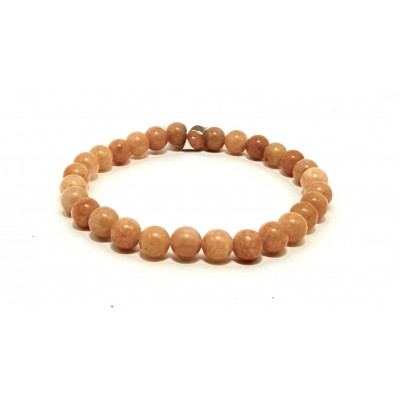 AVENTURINE ORANGE 6MM - BRACELET LITHOTHÉRAPIE