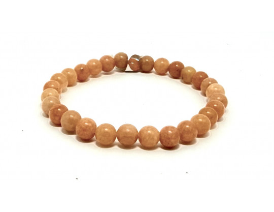 AVENTURINE ORANGE 6MM - BRACELET LITHOTHÉRAPIE