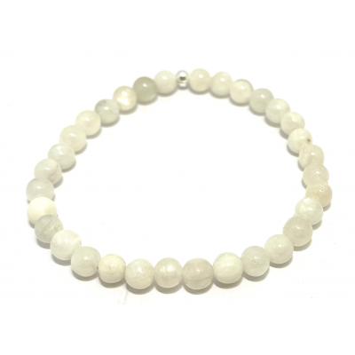 PIERRE DE LUNE 6MM - BRACELET LITHOTHÉRAPIE
