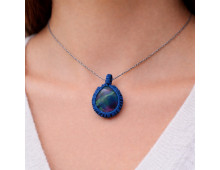 FLUORINE MULTICOLORE SERTIE MACRAMÉ