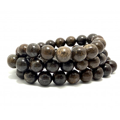 BRONZITE 10 MM  - BRACELET LITHOTHÉRAPIE