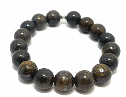 BRONZITE 10 MM  - BRACELET LITHOTHÉRAPIE