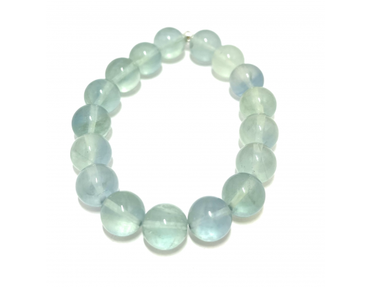 FLUORINE VERTE 10 MM - BRACELET LITHOTHÉRAPIE