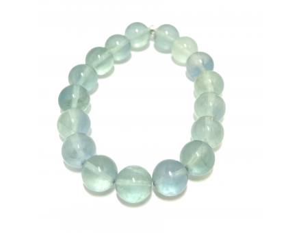 FLUORINE VERTE 10 MM - BRACELET LITHOTHÉRAPIE