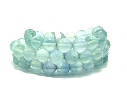 FLUORINE VERTE 10 MM - BRACELET LITHOTHÉRAPIE