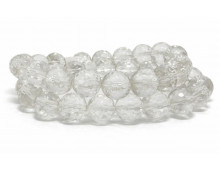 CRISTAL DE ROCHE 10 MM FACETTE - BRACELET LITHOTHÉRAPIE