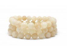 PIERRE DE LUNE 10MM - BRACELET LITHOTHÉRAPIE