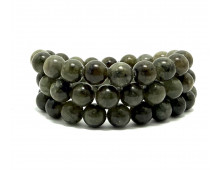 LABRADORITE FONCÉ 10 MM - BRACELET LITHOTHÉRAPIE