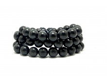 SHUNGITE 10 MM - BRACELET LITHOTHÉRAPIE