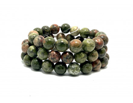UNAKITE 10 MM - BRACELET LITHOTHÉRAPIE
