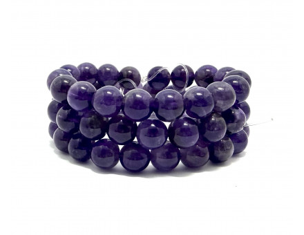 AMÉTHYSTE 10 MM - BRACELET LITHOTHÉRAPIE
