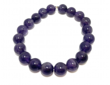 AMÉTHYSTE 10 MM - BRACELET LITHOTHÉRAPIE