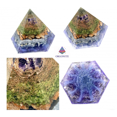ORGONITE 6 FACES 13 X 10 CM