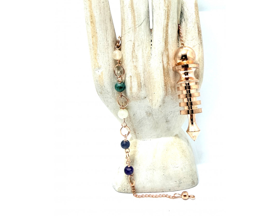 PENDULE ISIS & PIERRES