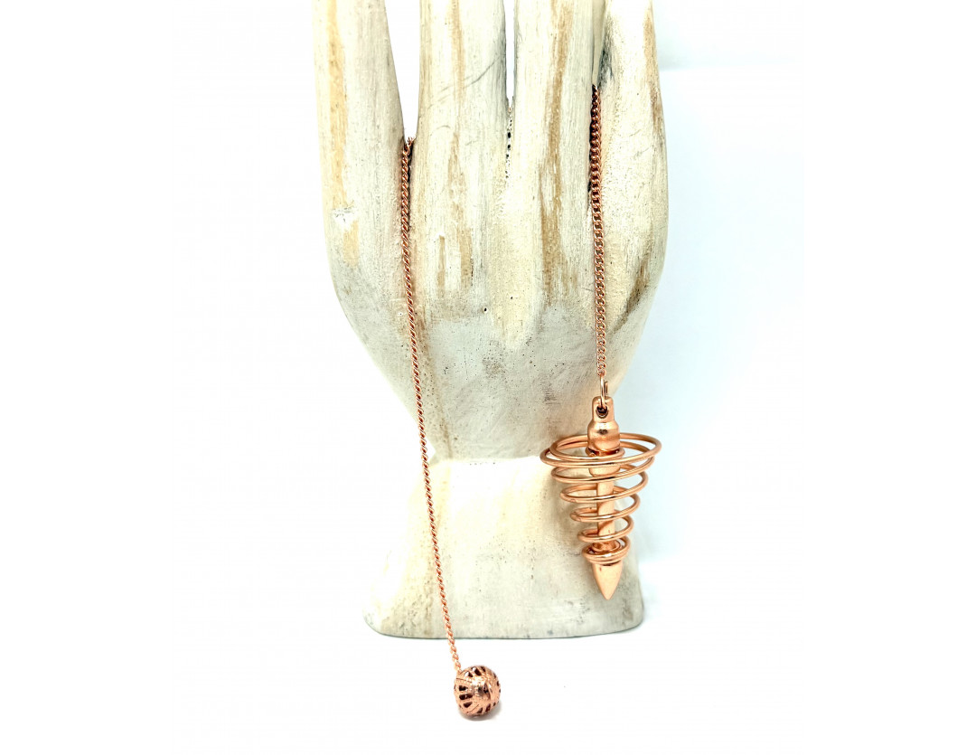 PENDULE SPATIO TEMPOREL COULEUR CUIVRE