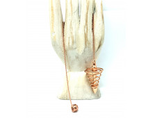 PENDULE SPATIO TEMPOREL COULEUR CUIVRE